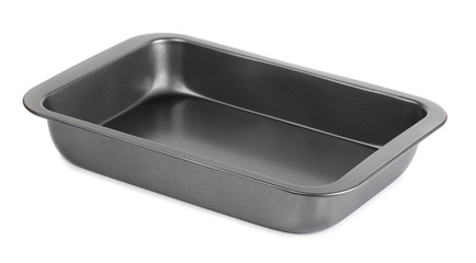 Empty metal baking tray