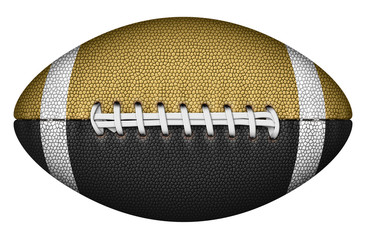 Gold and Black Football