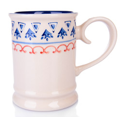 Cup of tea isolated on white