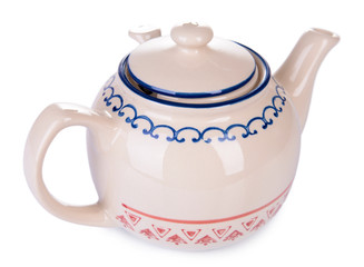 Teapot isolated on white