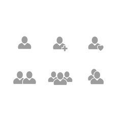 User symbol icons