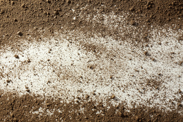 Ground surface, close up