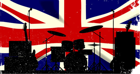 UK Rock Band - obrazy, fototapety, plakaty