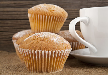 cakes and cup