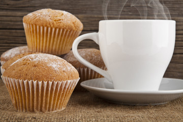 cakes and cup