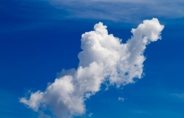 Fototapeta na wymiar Cloud in blue sky