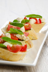 Caprese sandwiches