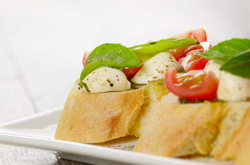 Caprese sandwiches