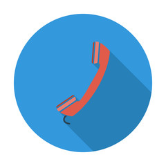 Phone single flat icon.