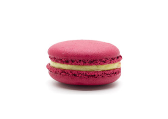 French colorful macarons.