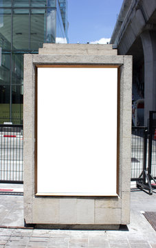 Outdoor advertising in the city