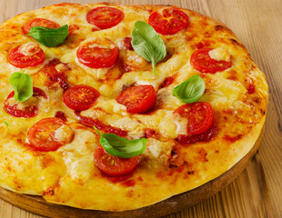 Homemade Italian pizza