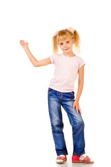 Fototapeta premium little girl