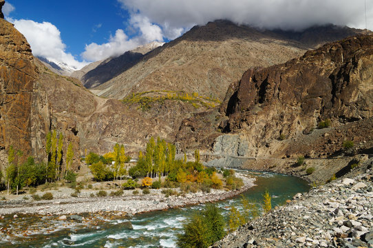 Beautiful Ghizer valley in Northern Pakistan
