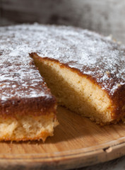 Sponge cake of lemon