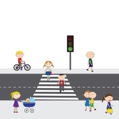 People on the street