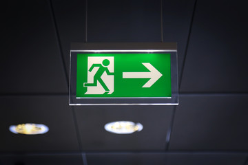 Emergency exit - Stock Image
