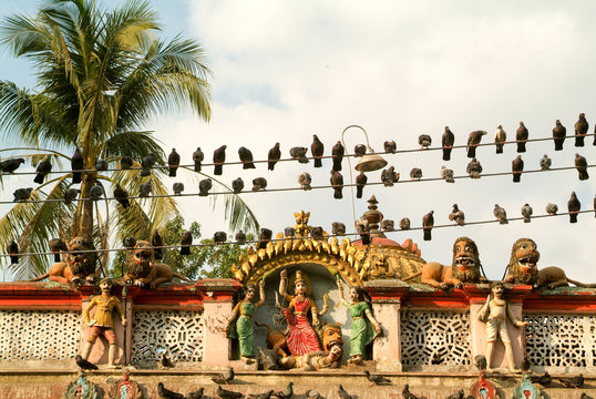The indian temple of Sri Kali at Yangon