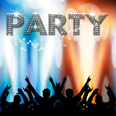 Party poster light eruptions © deuter DLM