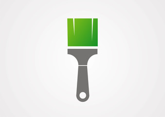 Paint brush sign icon logo vector - 73150906