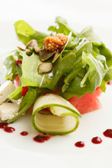 salad with watermelon