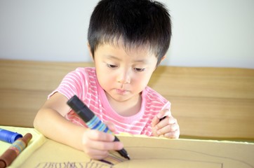 Naklejka premium 子供