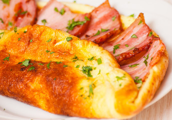 Bacon omelet
