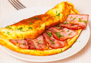 Bacon omelet