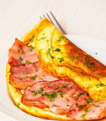 Bacon omelet