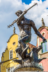 Fountain of Neptune in Gdansk, Poland © Sergii Figurnyi