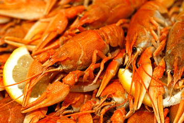 Boiled crawfish