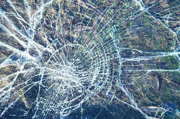 Broken glass