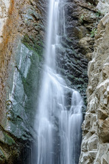 Fototapeta na wymiar Waterfalls on the Rock.