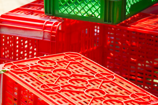 cageots plastique du march&eacute;