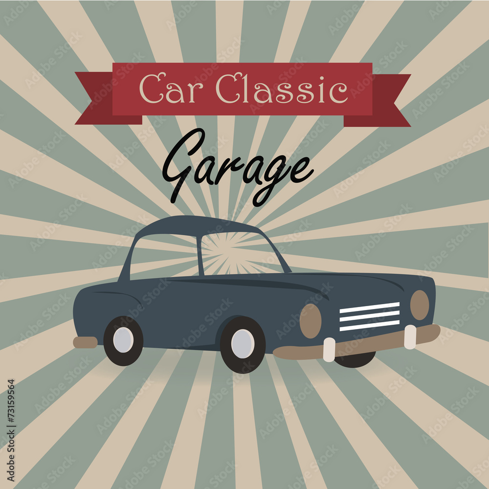 Canvas Prints car classic