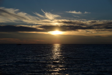 Sonnenuntergang am Meer