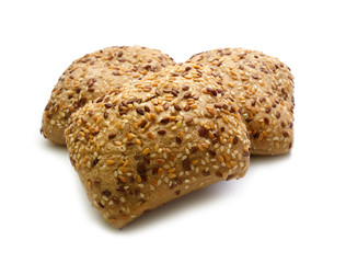 Tasty rolls with sesame seeds