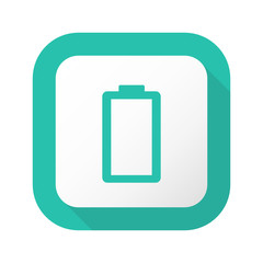 Flat Long Shadow Button - Vector 