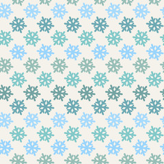 Vector Color abstract snowflake pattern
