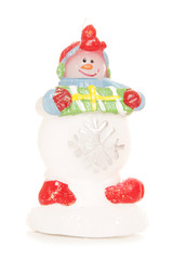 snowman candle cutout