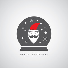 vector santa claus symbol