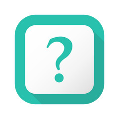 Flat Long Shadow Button - Vector 