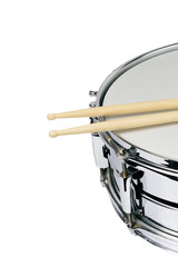 Snare Drum and Drumsticks