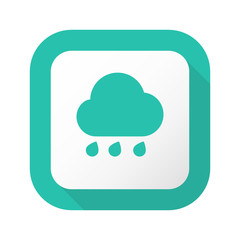 Obraz premium Flat Long Shadow Button - Vector 