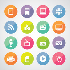 technology symbol set