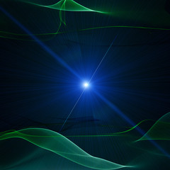 futuristic eco background design with lights