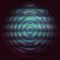 fantastic illustrated glass background object