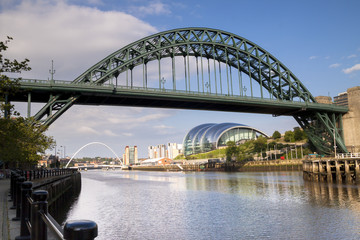 Bridges over the river Tyne, Newcastle,England