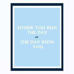 Inspirational and motivational quote. Effects poster, frame, col