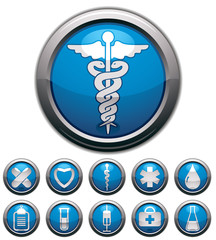 Medical icons set.